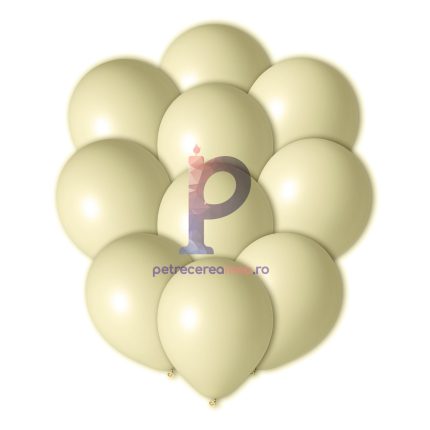 Set 100 baloane din latex , galben pal