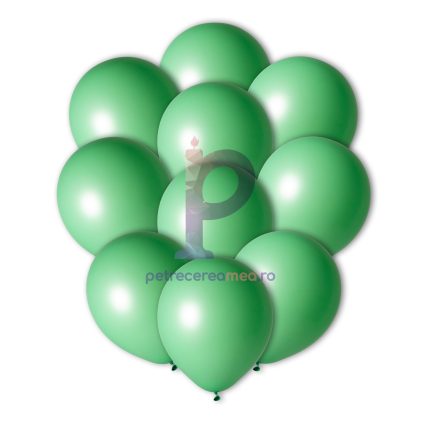 Set baloane din latex , verde , 25 cm