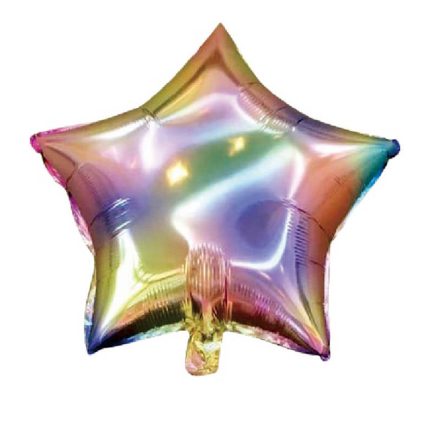 Balon folie figurina stea , multicolor , 45 cm