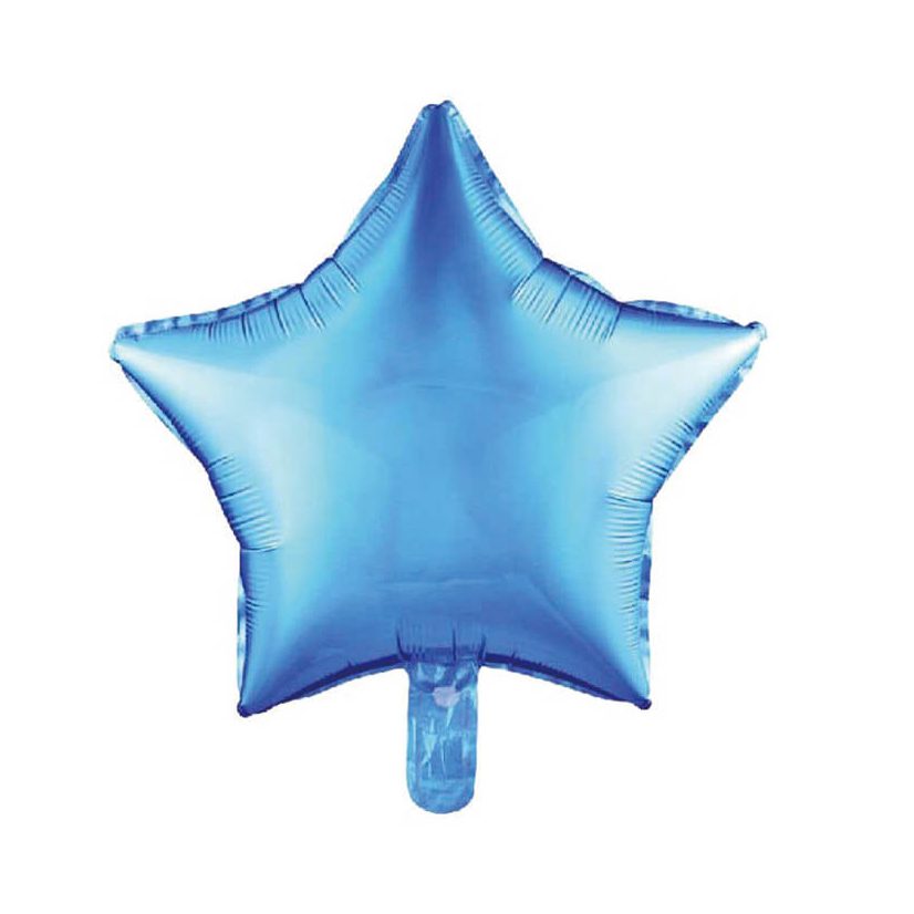 Balon folie figurina stea , albastru , 45 cm