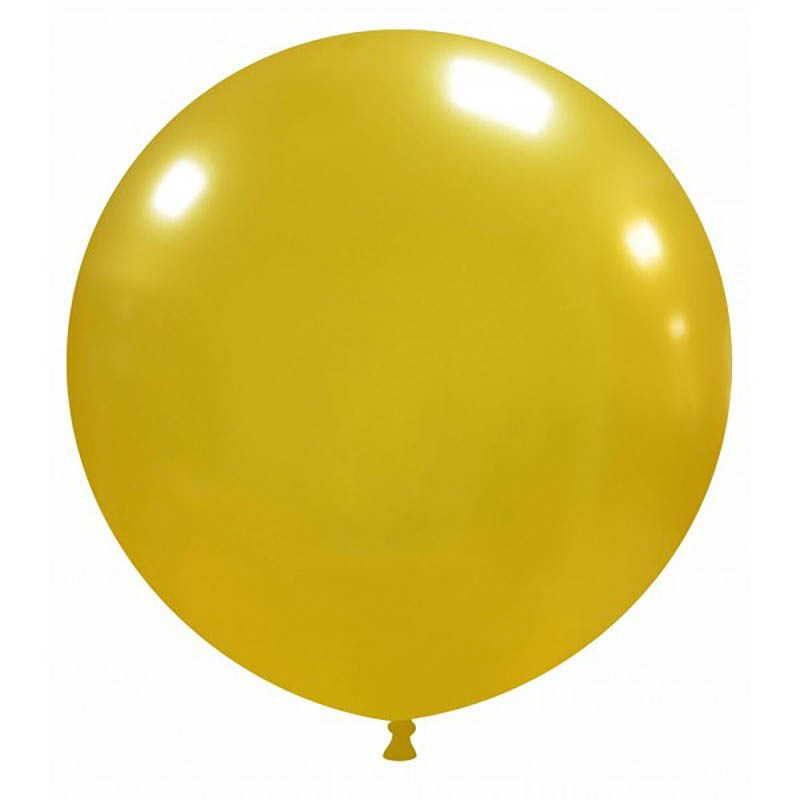Balon jumbo , auriu , latex , 90 cm