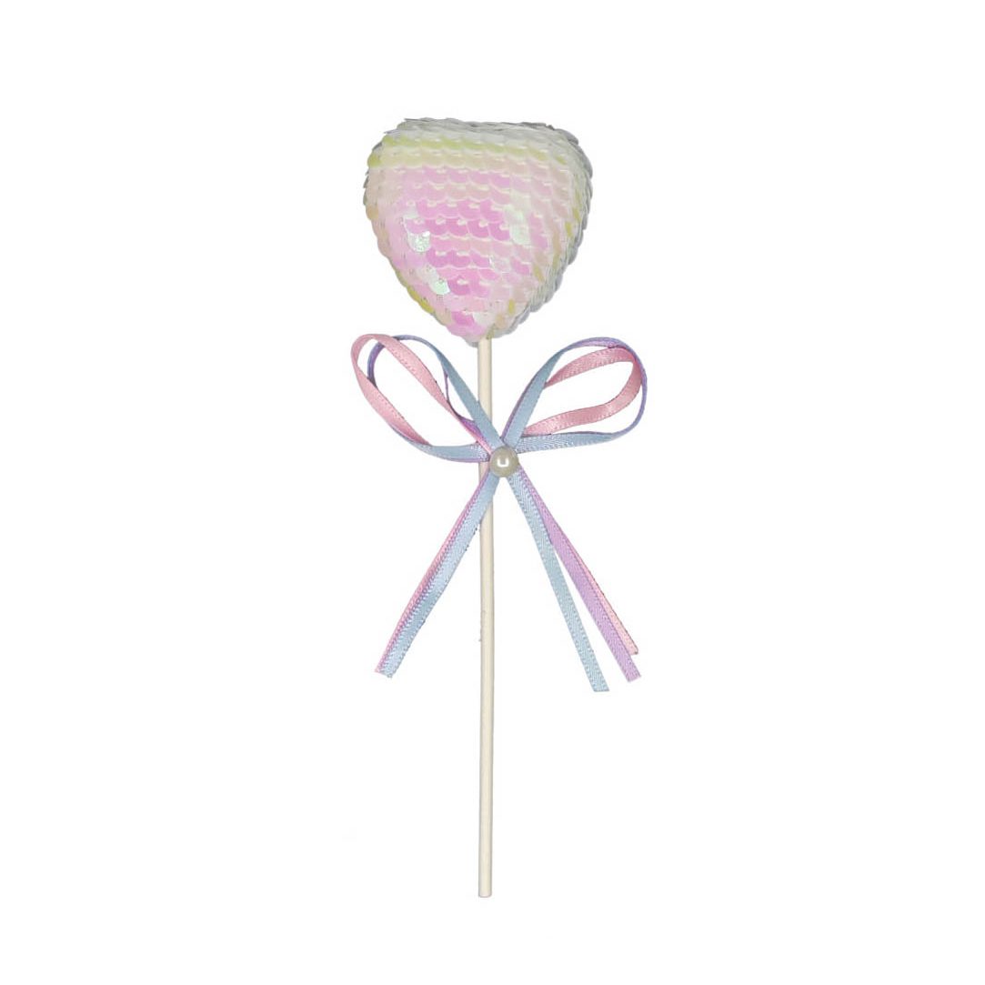 Decoratiune pentru tort , inima , alb