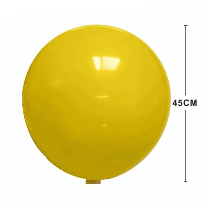 Set baloane jumbo din latex , galben , 45 cm
