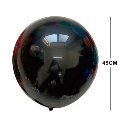 Set baloane jumbo din latex , negru , 45 cm