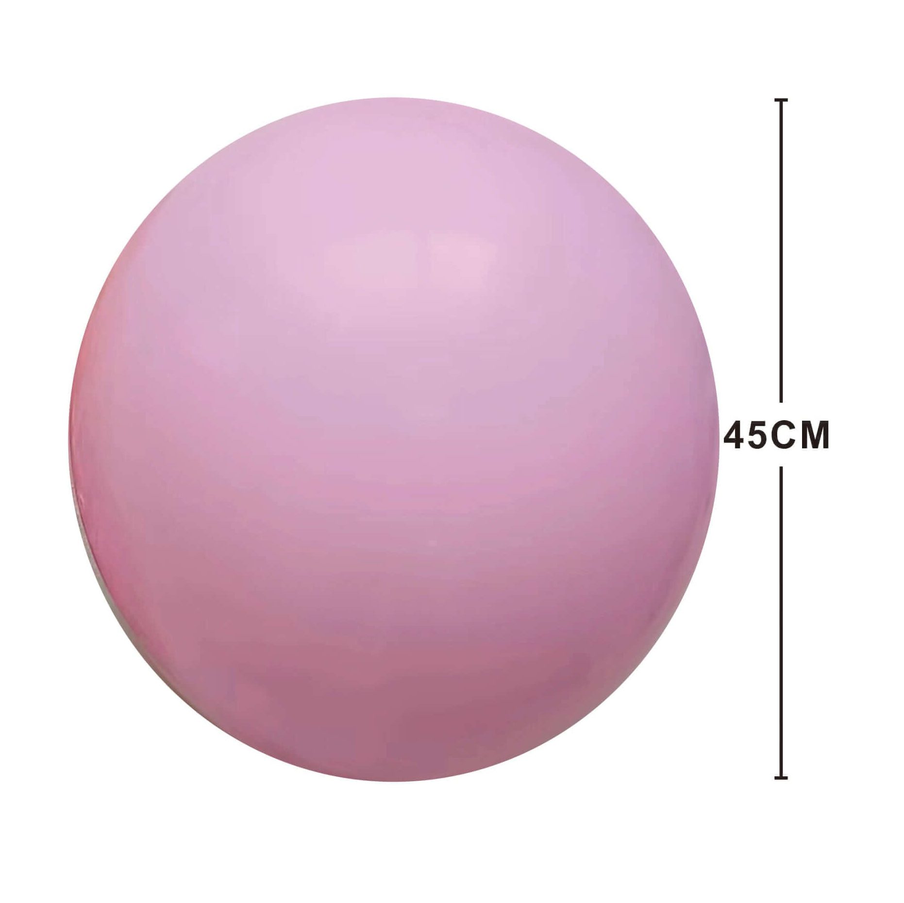 Set baloane jumbo din latex , roz deschis , 45 cm