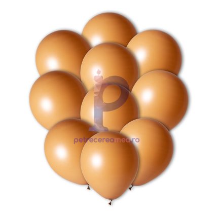 Set baloane din latex , cappuccino , 25 cm