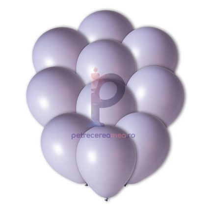 Set baloane din latex , mov liliac , 25 cm