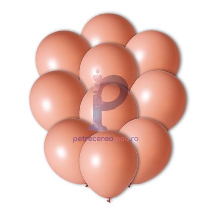 Set baloane din latex , somon , 25 cm