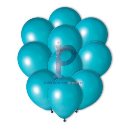 Set baloane din latex , turcoaz , 25 cm