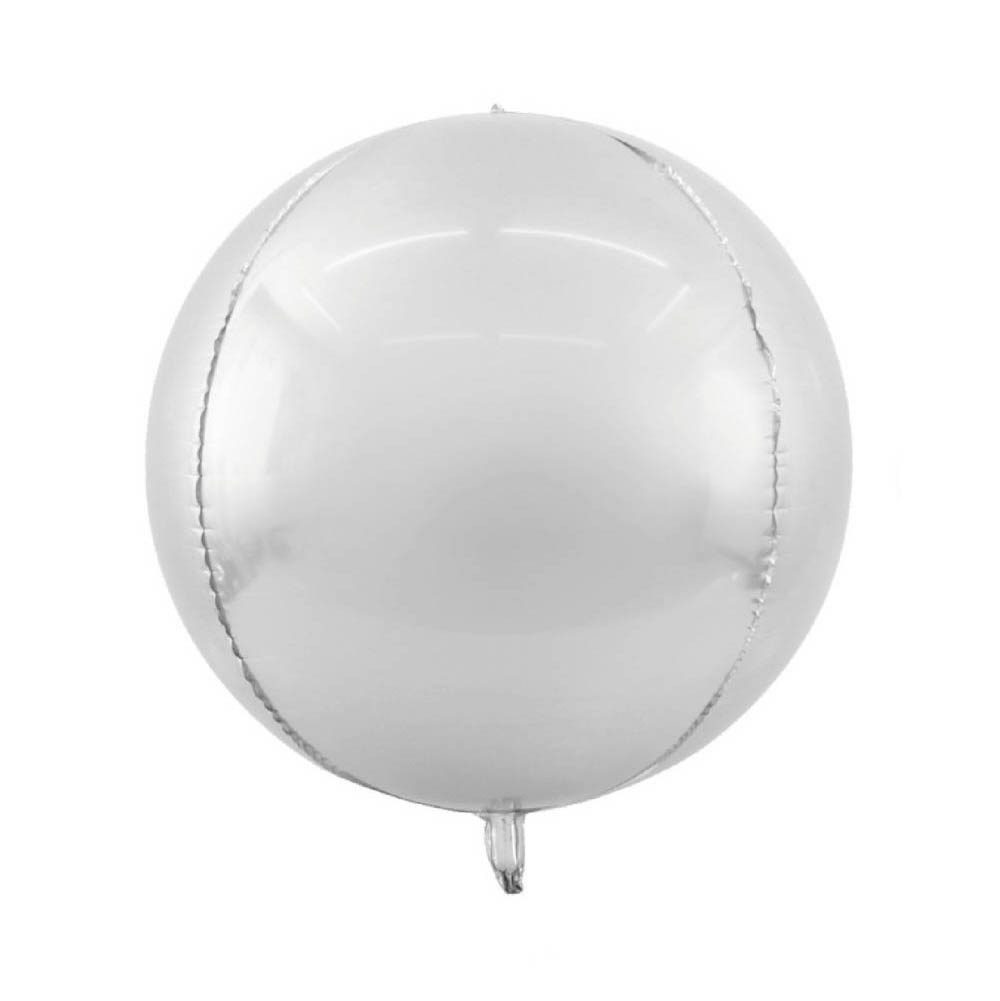 Balon folie figurina minge , argintiu , 55 x 25 cm