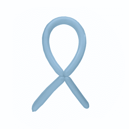 Set 100 baloane modelaj , albastru pal , 4.5x125 cm