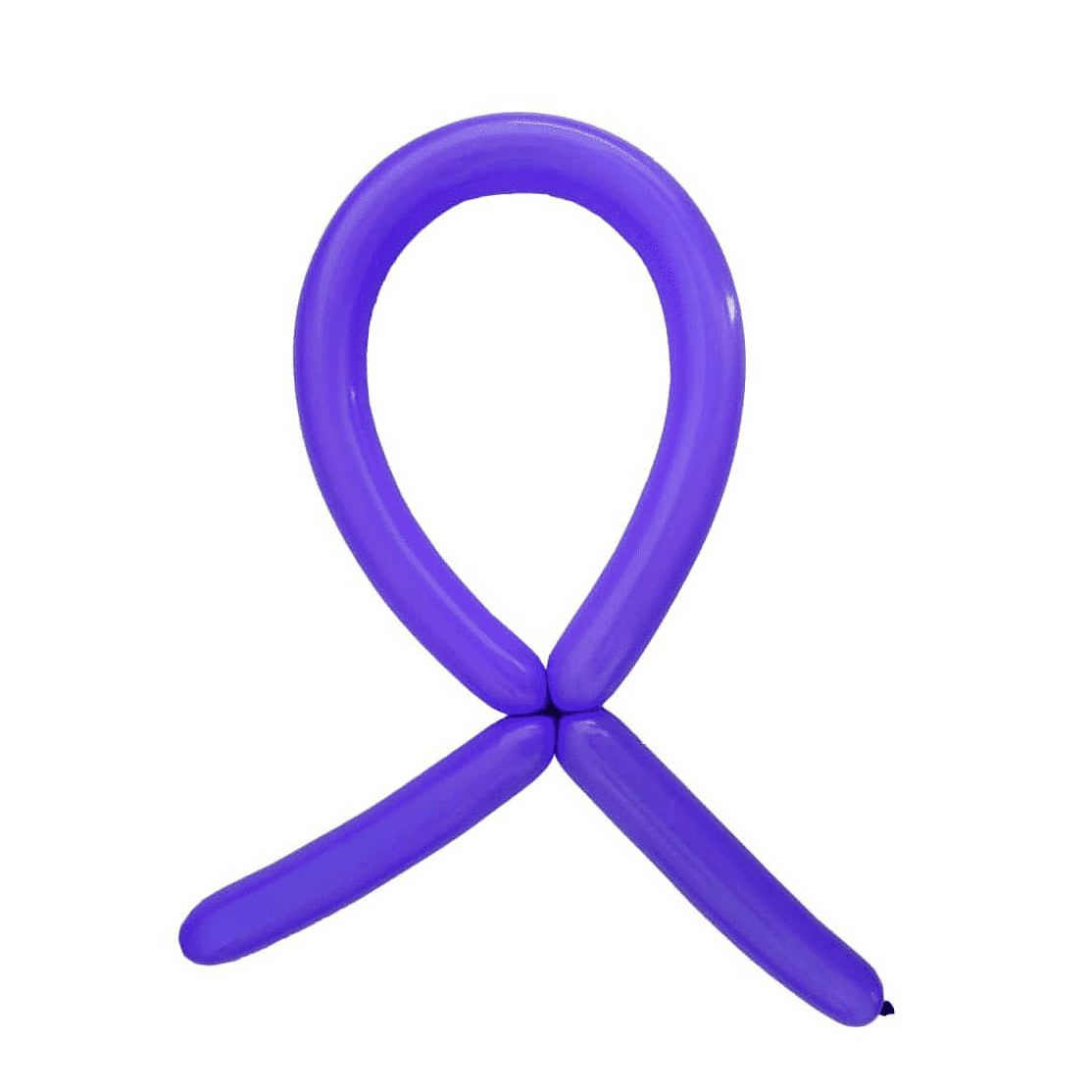 Set 100 baloane modelaj , mov inchis , 4.5x125 cm