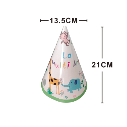 Set 8 coifuri , animalute , 21x13.5 cm