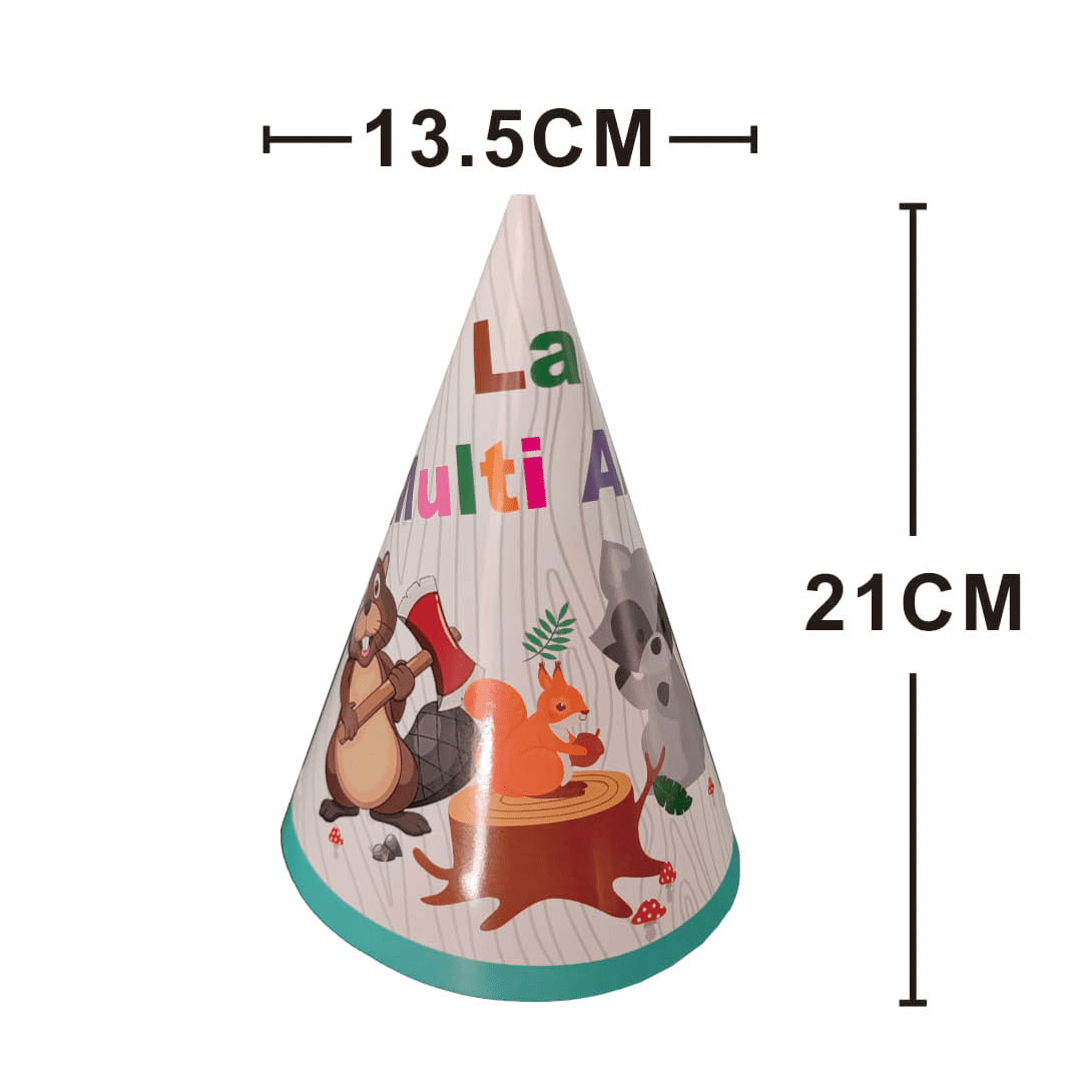 Set 8 coifuri , animalute , 21x13.5 cm