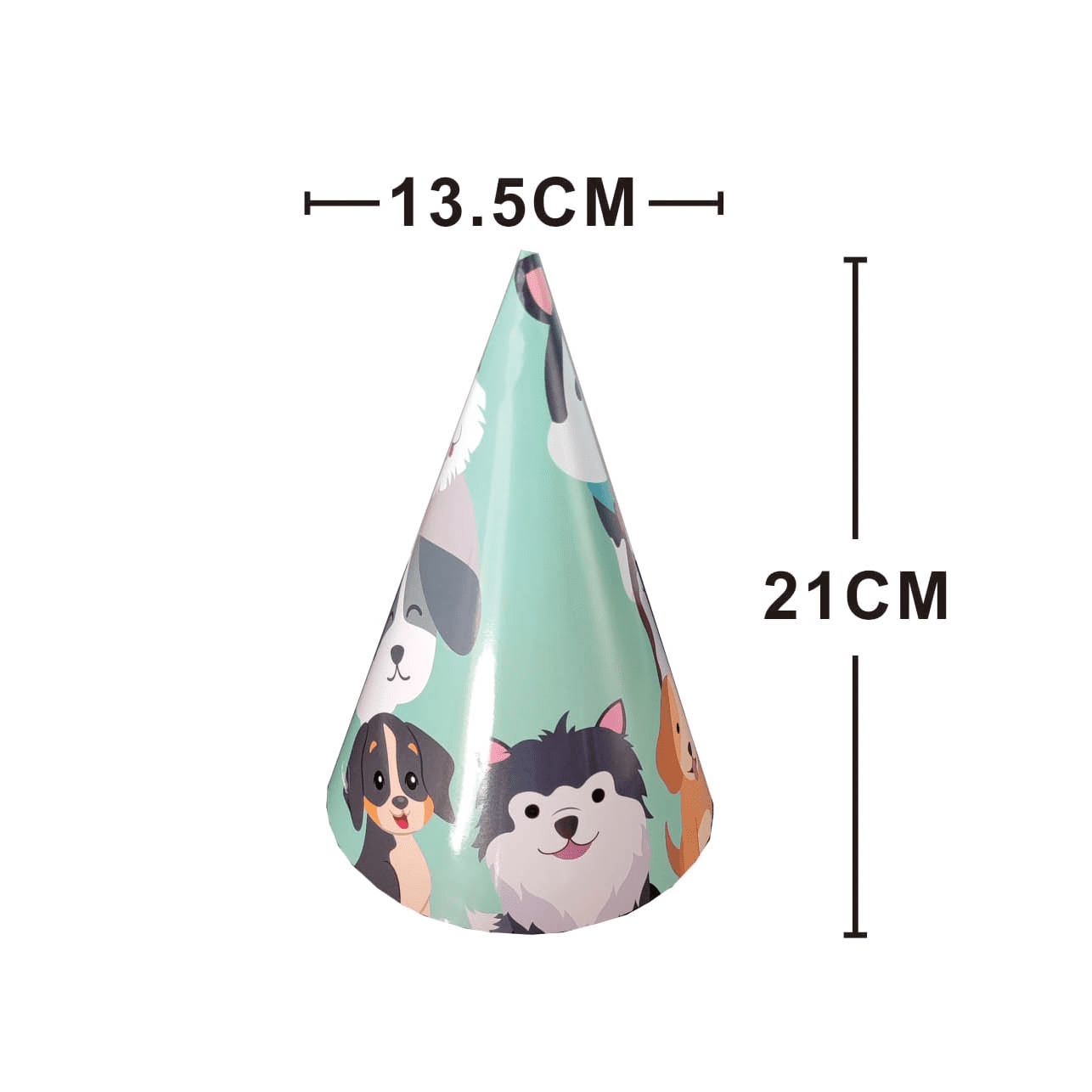 Set 8 coifuri , catelusi , 21x13.5 cm