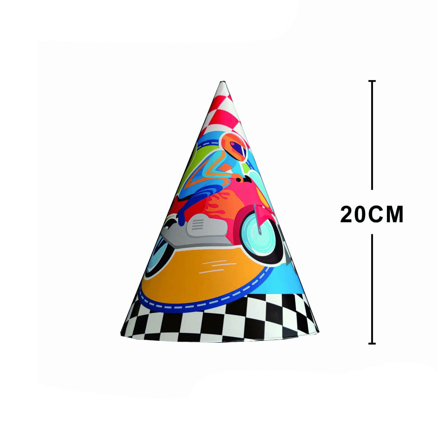 Set 6 coifuri , motociclist , 20x13.5 cm