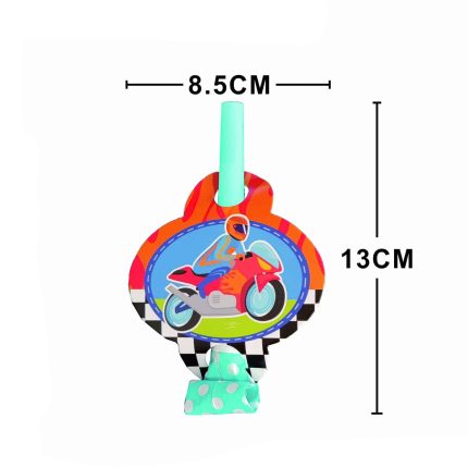 set 6 suflatori motocicleta , multicolor