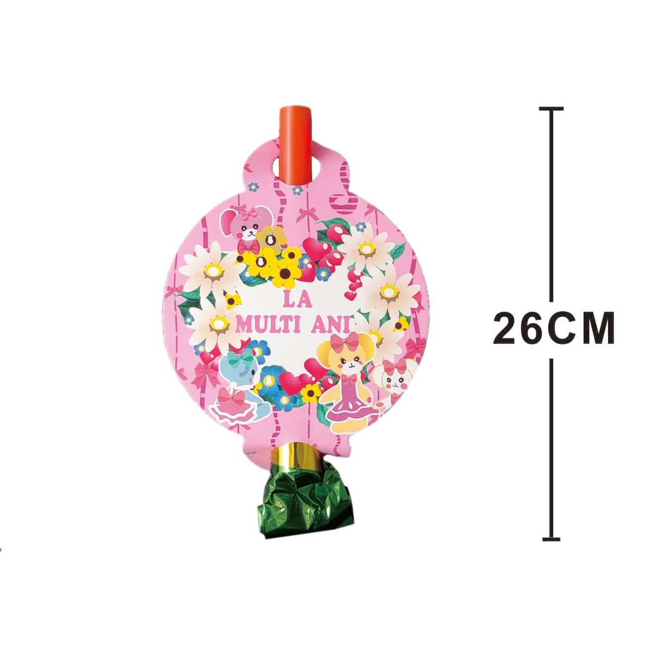 set 8 suflatori cu flori , multicolor