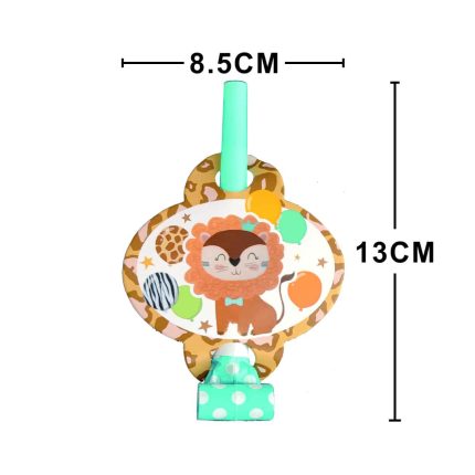 set 6 suflatori leu , multicolor