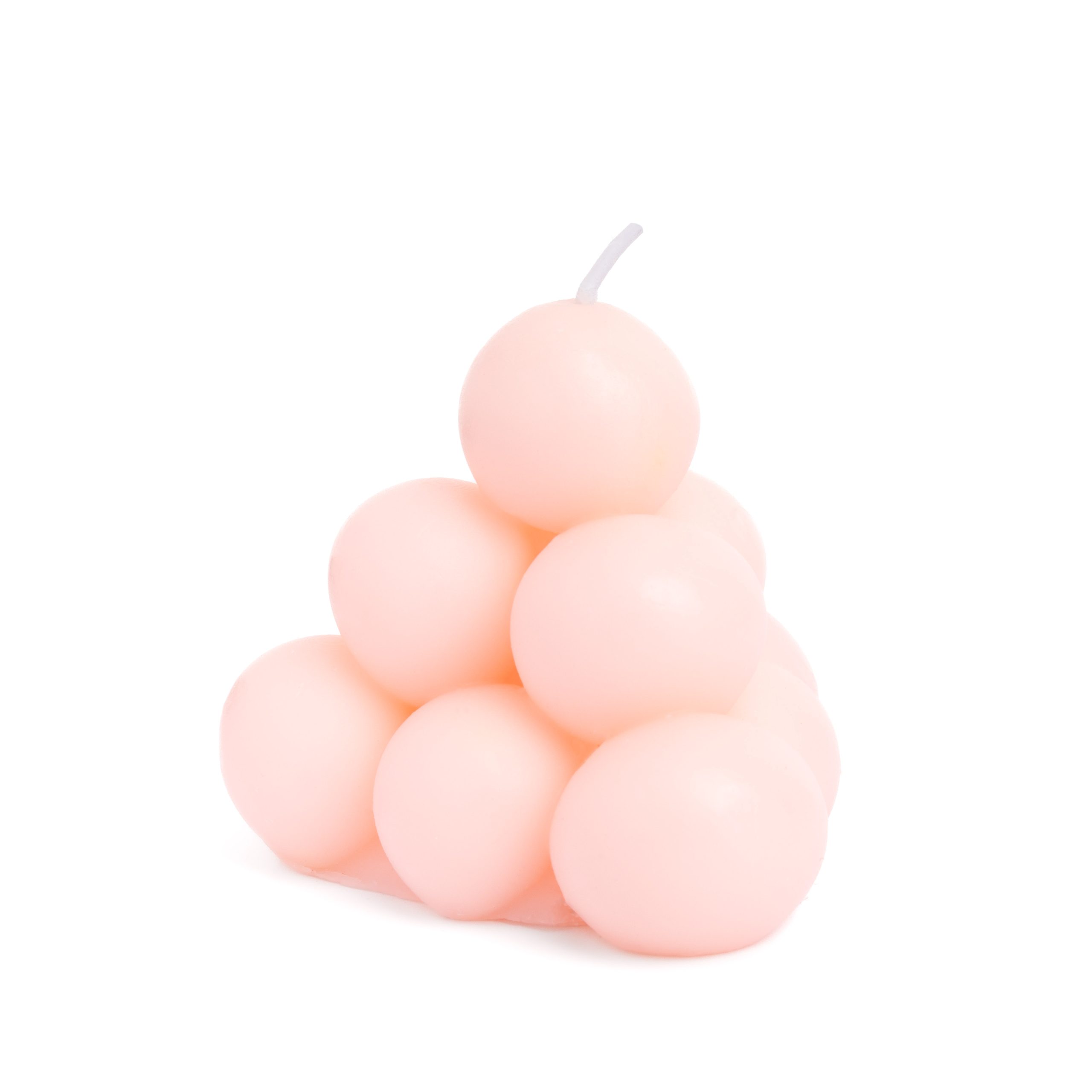 Lumanare parfumata forma piramida , piersica , 7.8 x 7.8 x 7 cm