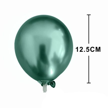 Set-100-baloane-cromate-verde-12.5-cm