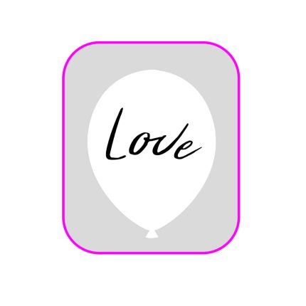 Set 20 baloane din latex , love , 30 cm