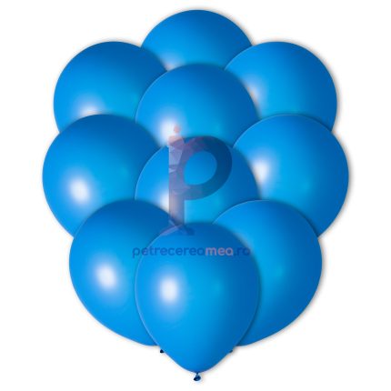 Set 100 baloane din latex , albastru , 30 cm
