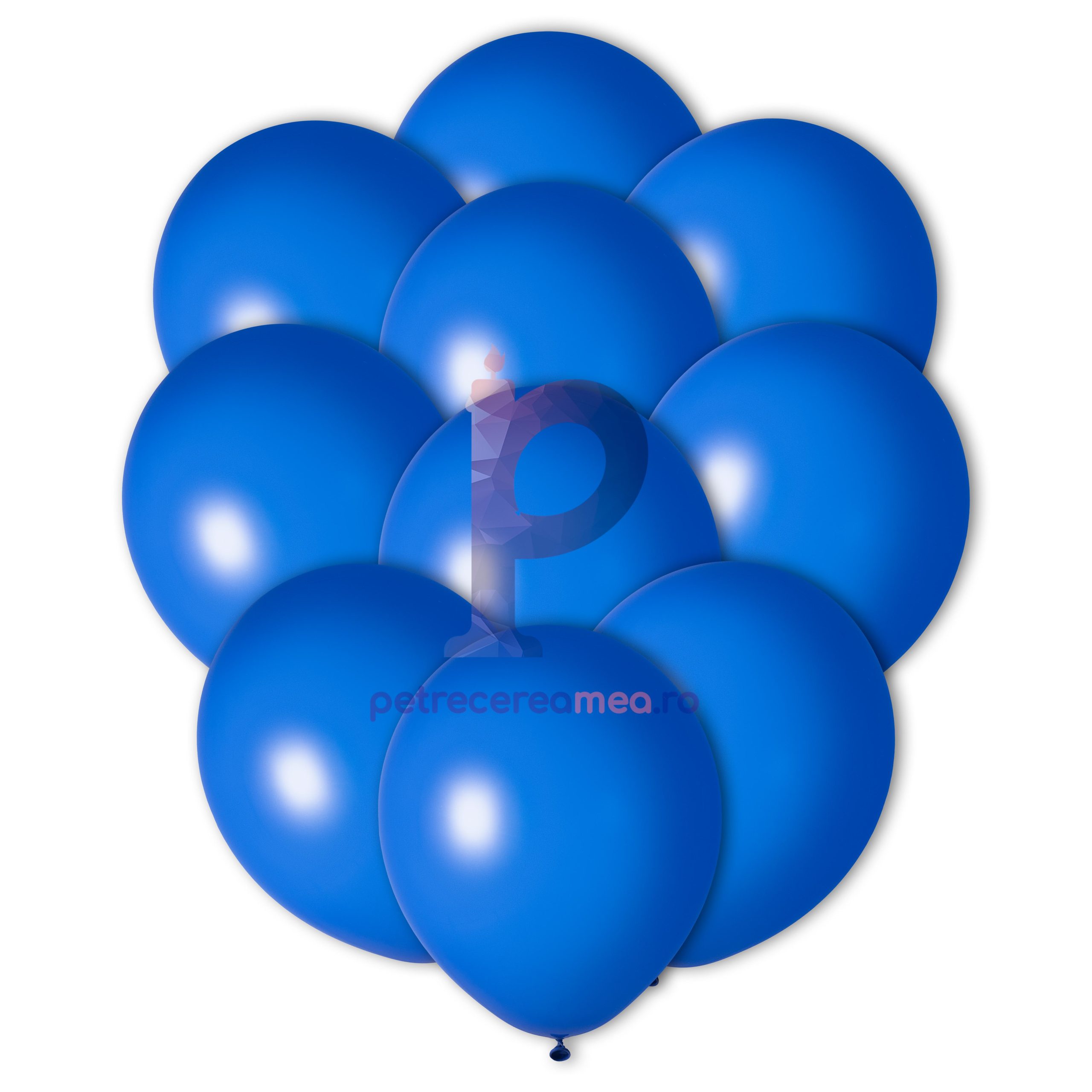 Set 100 baloane din latex , bleumarin , 30 cm