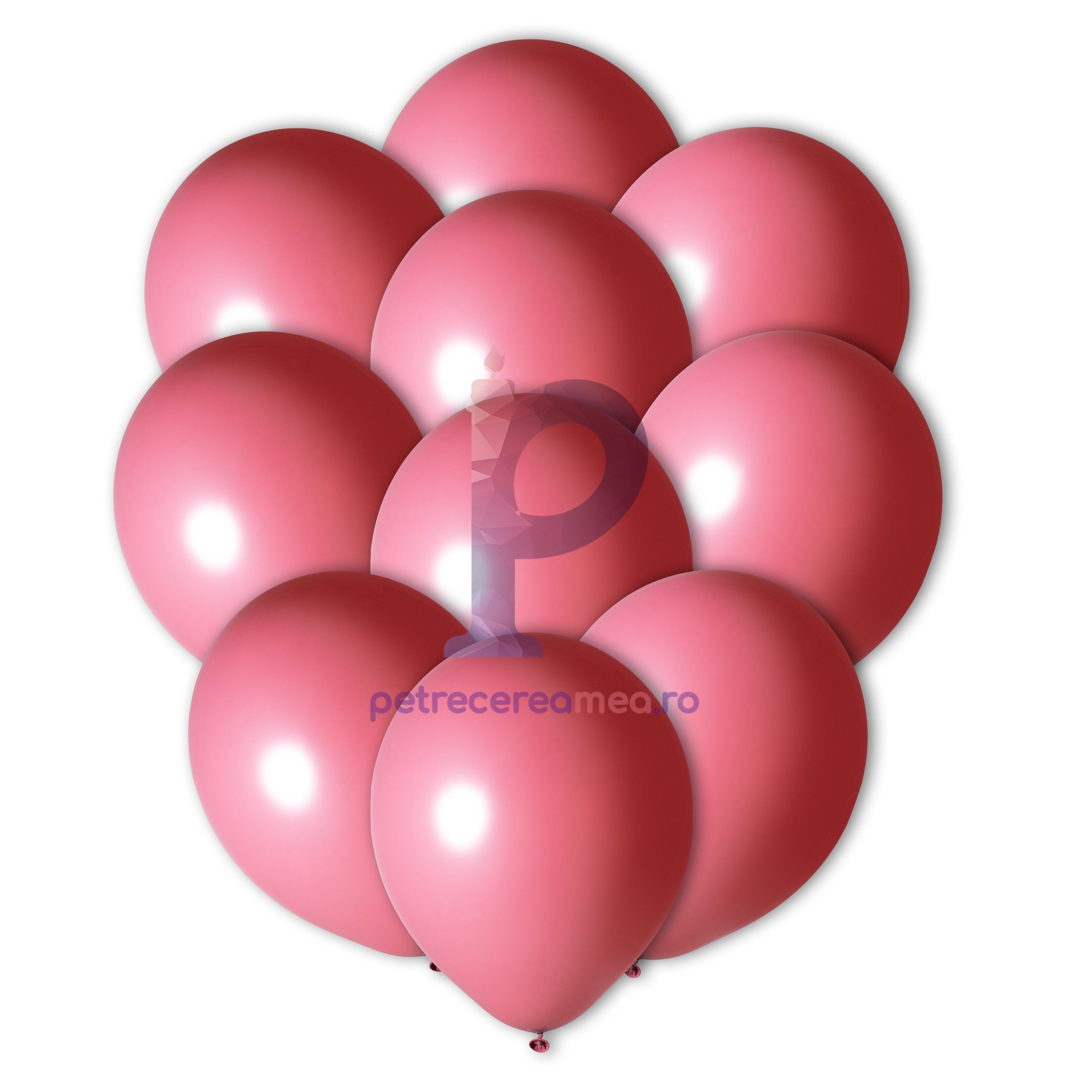 Set 100 baloane din latex , cherry berry , 30 cm