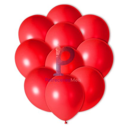 Set baloane din latex , rosu