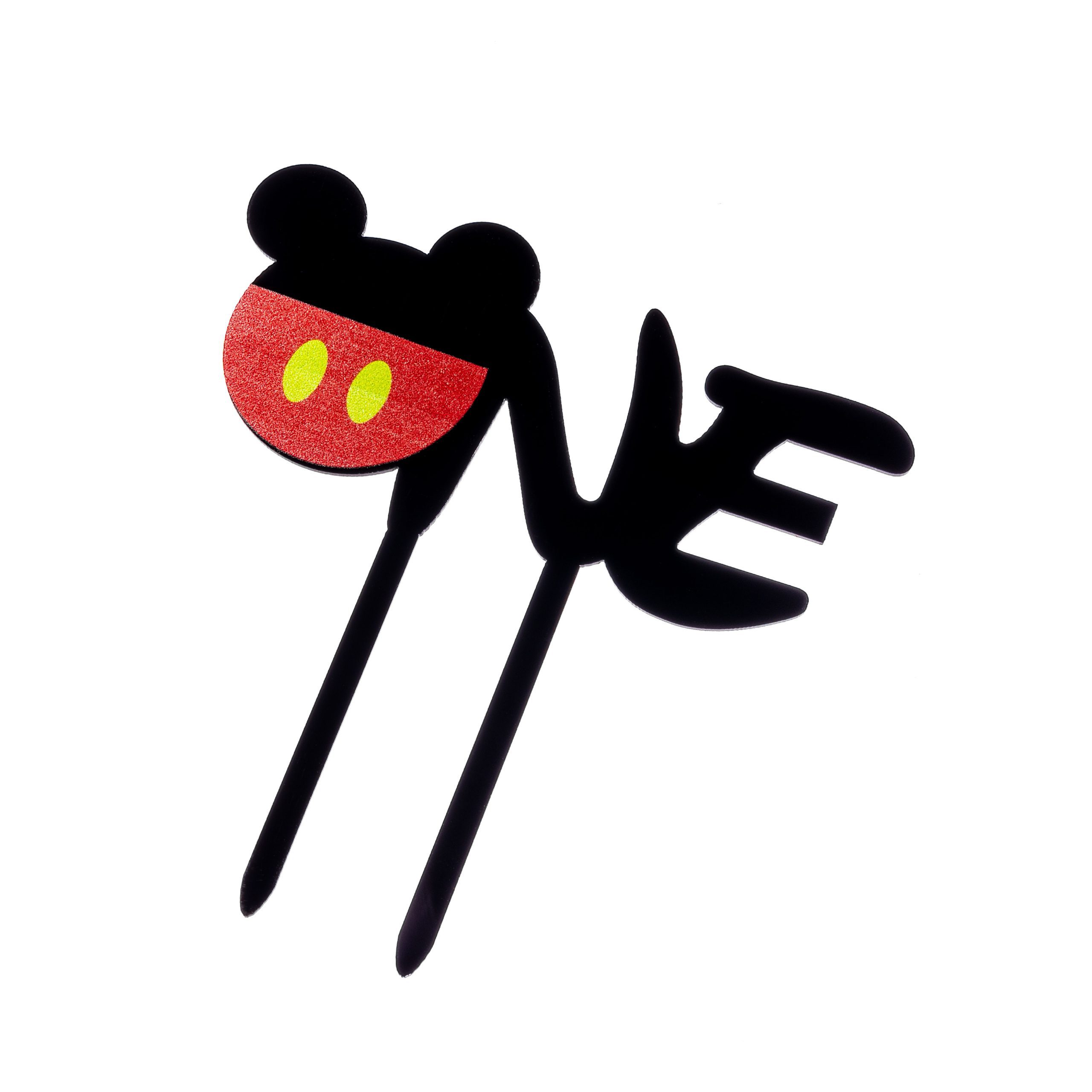 Topper tort prima aniversare , negru , 13x6 cm