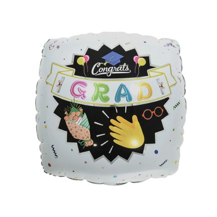Balon din folie metalizata , Congrats , absolvire , 45 cm