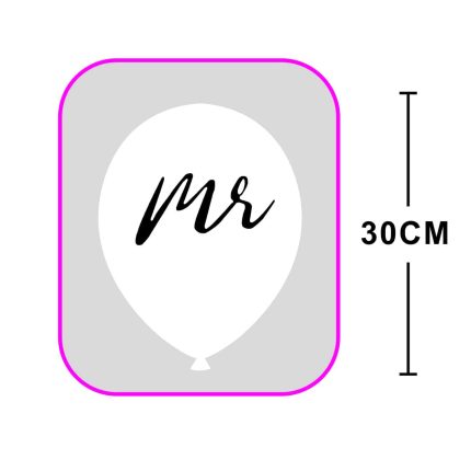 set 20 baloane , mr , 30 cm