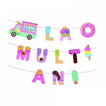 Ghirlanda masinuta cu inghetata , 4.5m