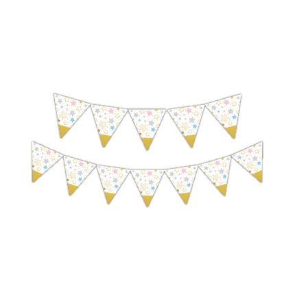 Ghirlanda stelute , muticolor , 3m