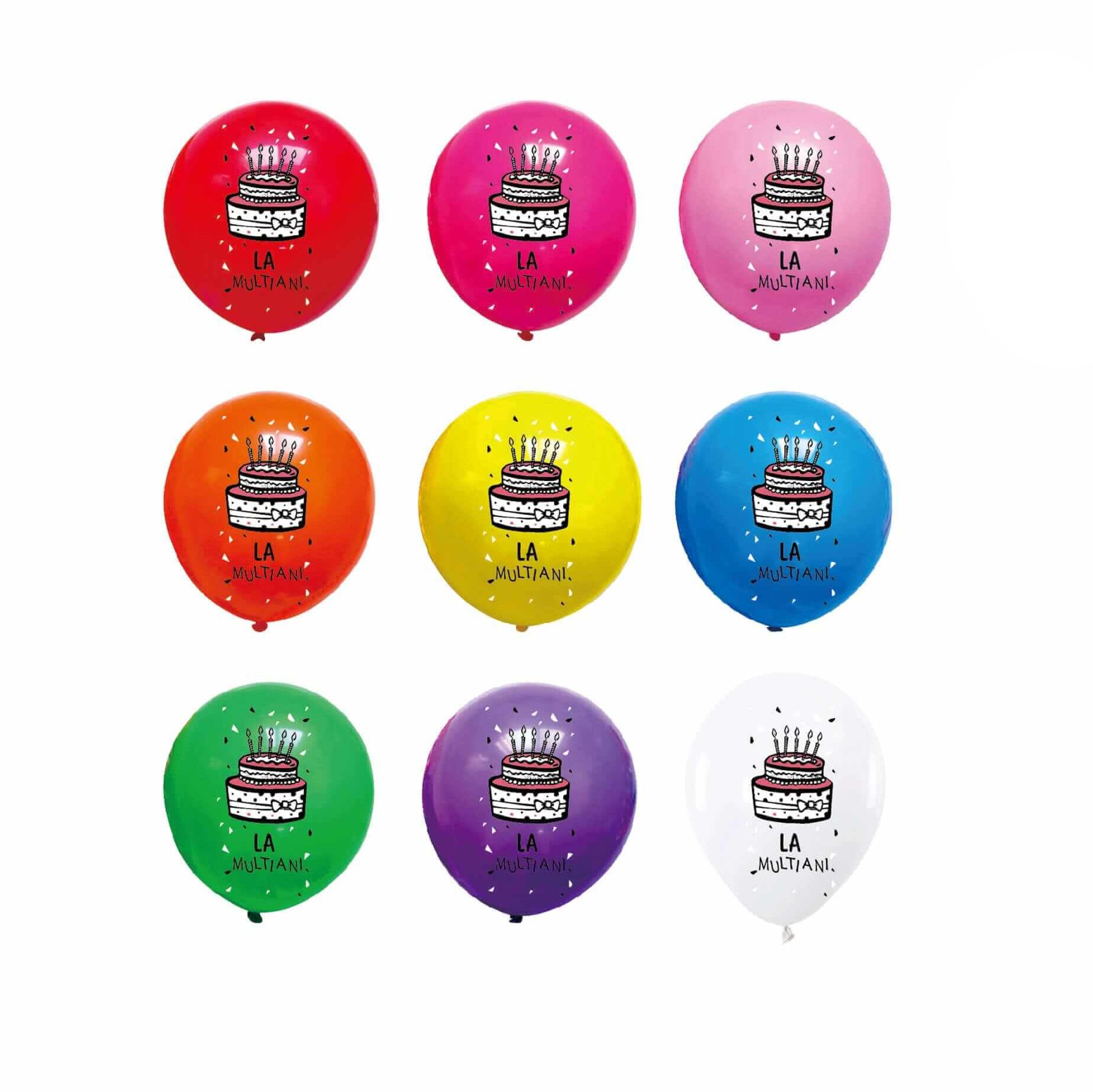 Set 20 baloane latex imprimeu tort , 30 cm