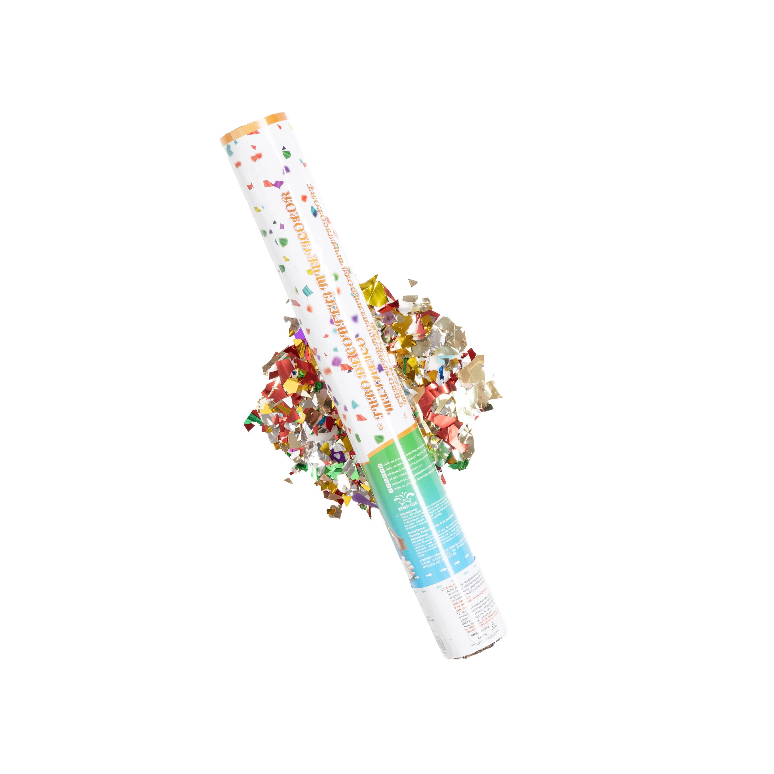 Tun confetti , forme diverse multicolor , 40 cm