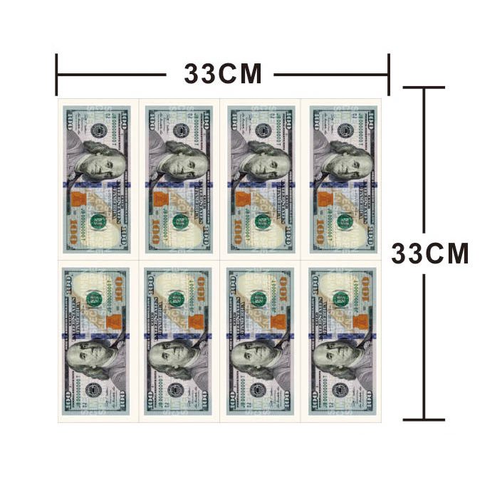 Set 20 servetele , bancnote dolari , 33x33 cm