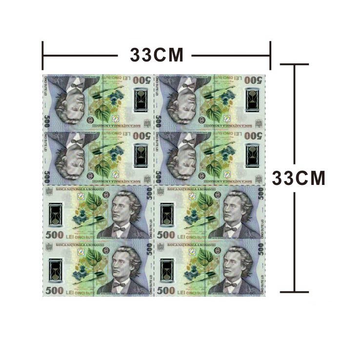 Set 20 servetele , bancnote lei , 33x33 cm