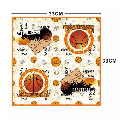Set 20 servetele , basketball , 33x33 cm