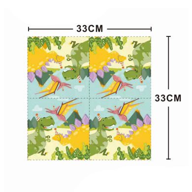 Set 20 servetele ,dinozauri , 33x33 cm model 2