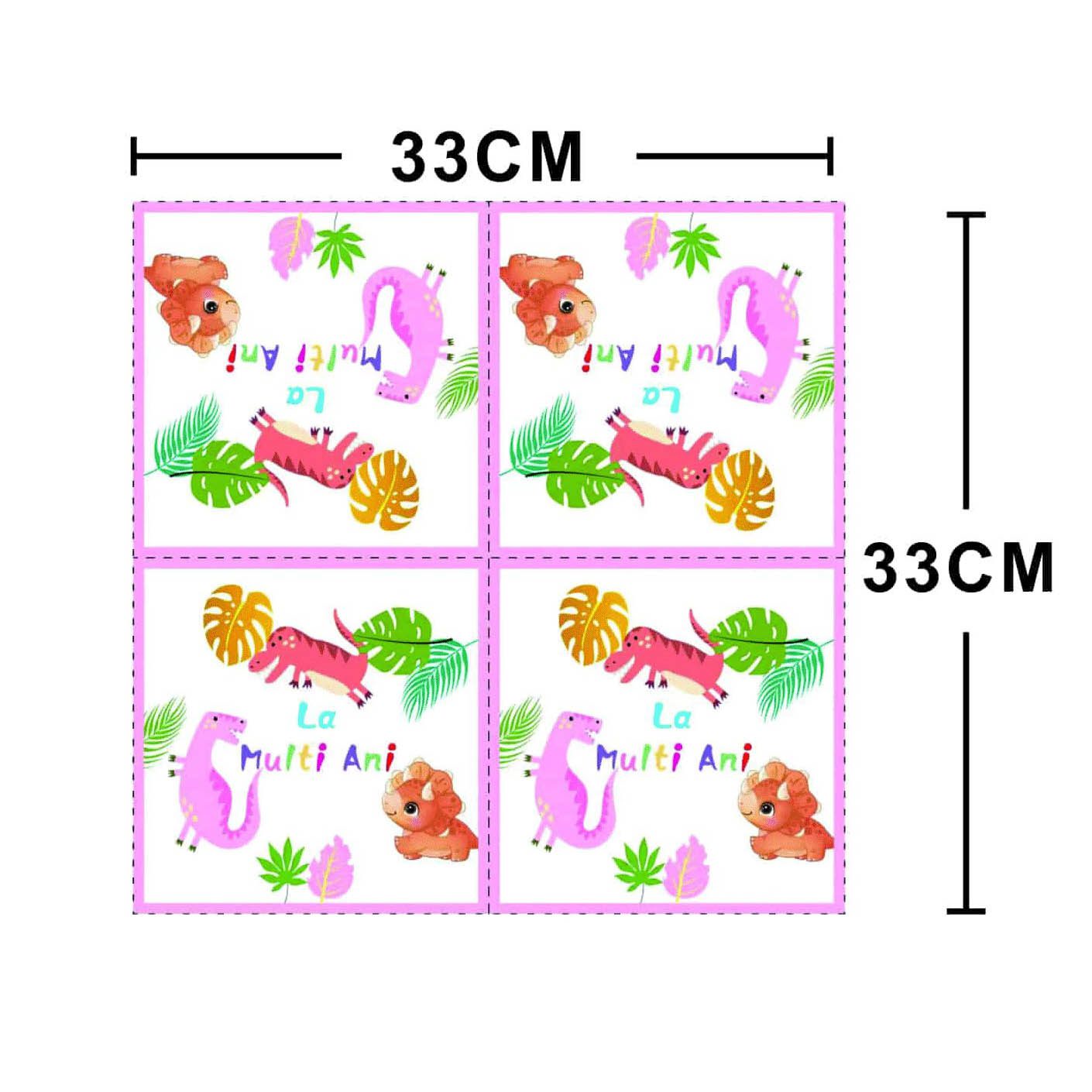 Set 20 servetele , dinozauri , 33x33 cm model 3