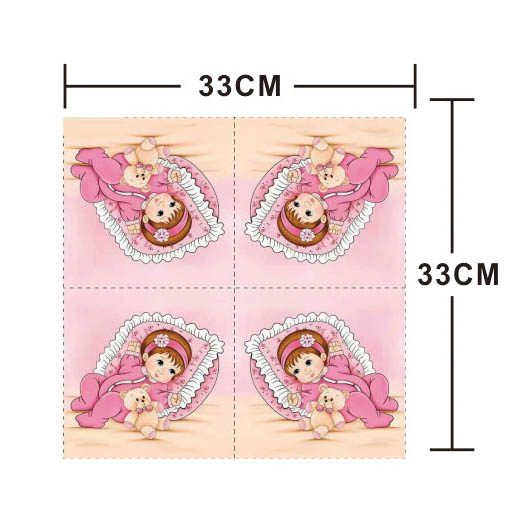 Set 20 servetele , fetita , 33x33 cm