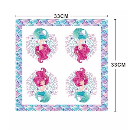 Set 20 servetele , mica sirena , 33x33 cm
