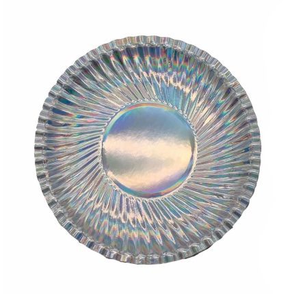 Set 8 farfurii din carton , argintiu