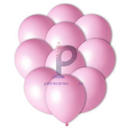 Set baloane din latex , roz bombon