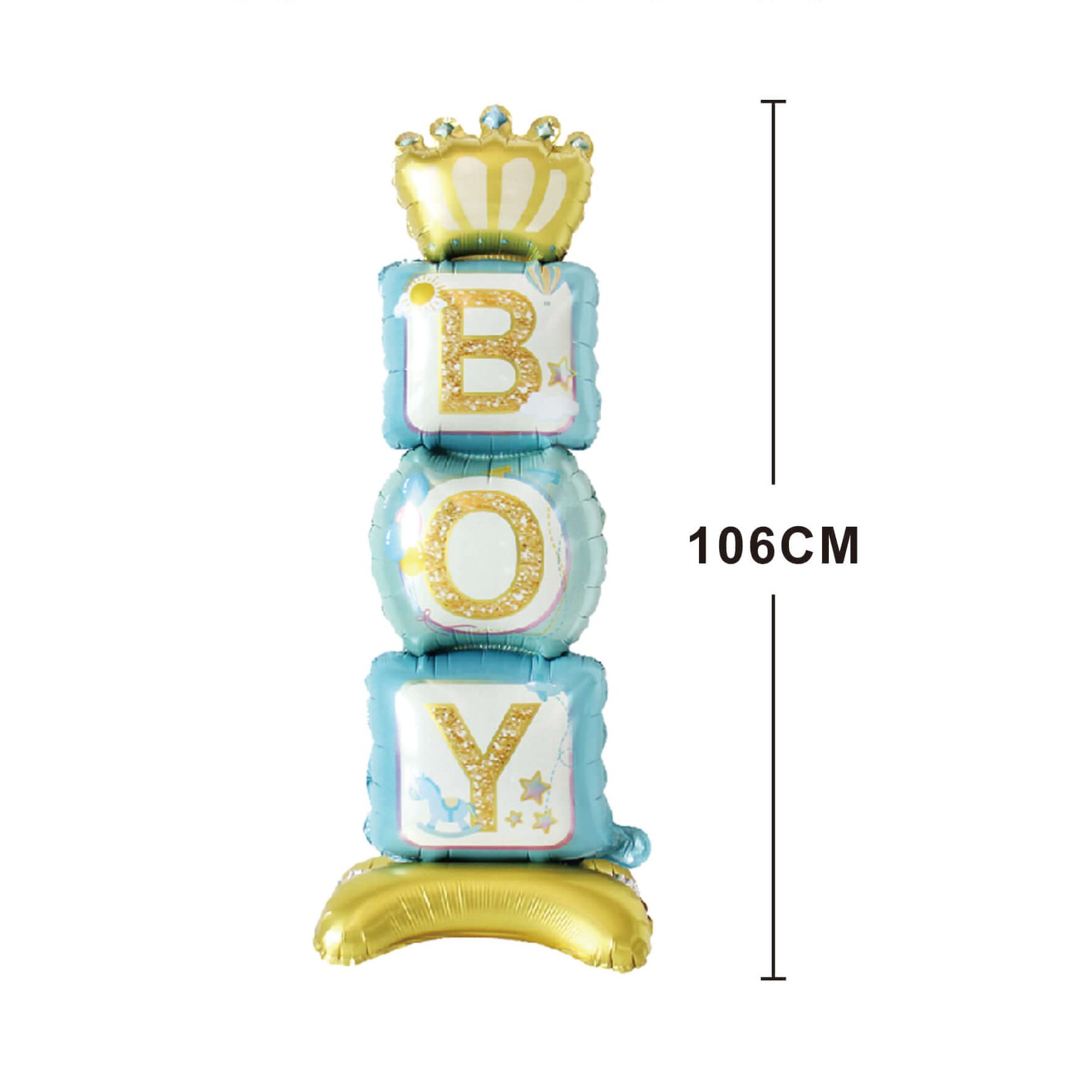 Balon din folie metalizata Boy , 106 cm