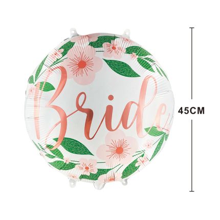 Balon din folie metalizata Bride , 45 cm