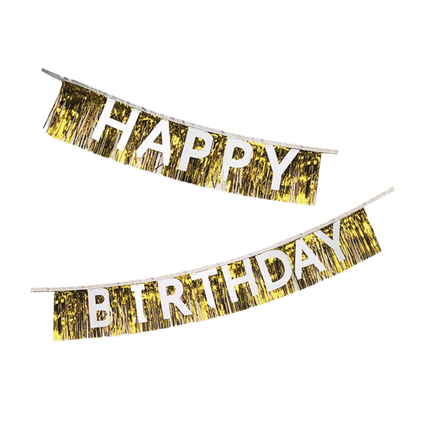 Ghirlanda Happy Birthday , auriu , 3m