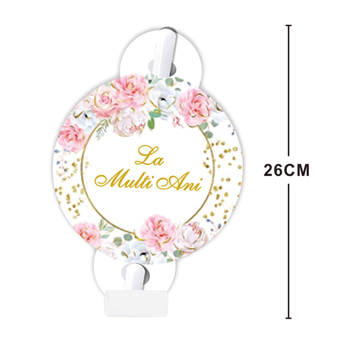 Set 8 suflatori flori , la multi ani , multicolor